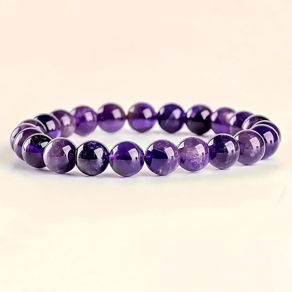 Natural Gemstone Beaded Bracelet. Healing Crystal Stone Bracelets for Men Women