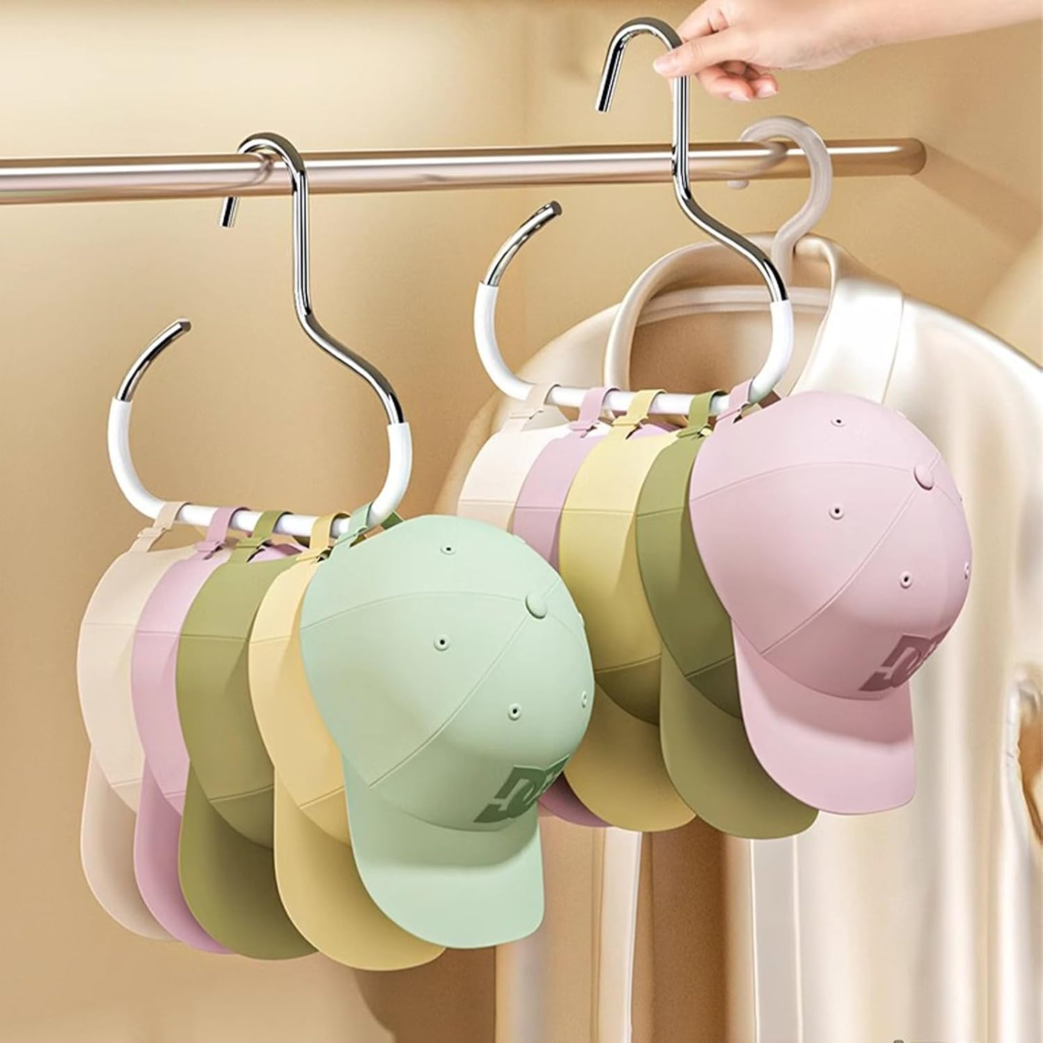 2 Pack Hat Organizer for Baseball Caps