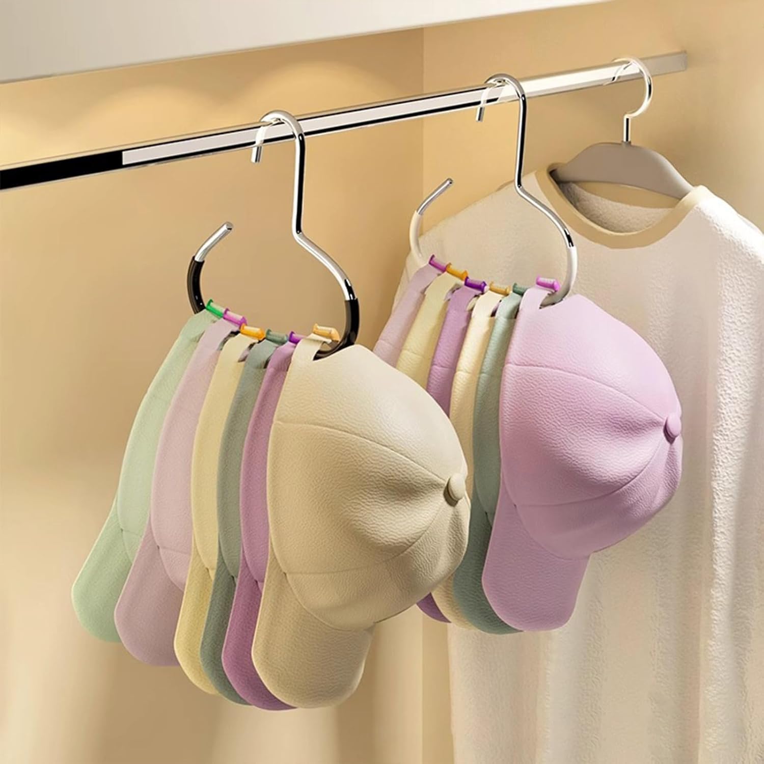 2 Pack Hat Organizer for Baseball Caps