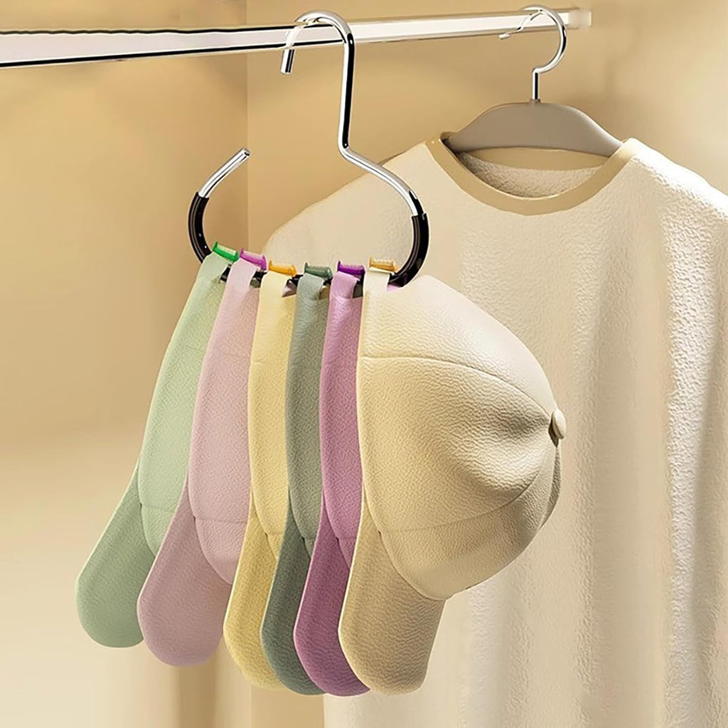 2 Pack Hat Organizer for Baseball Caps. Hat Rack for Caps Scar Handbag Stainless Steel Hat Hangers for Closet